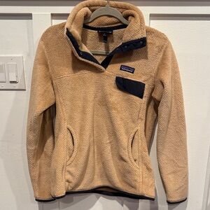 Patagonia Camel Fleece with Midnight Accents